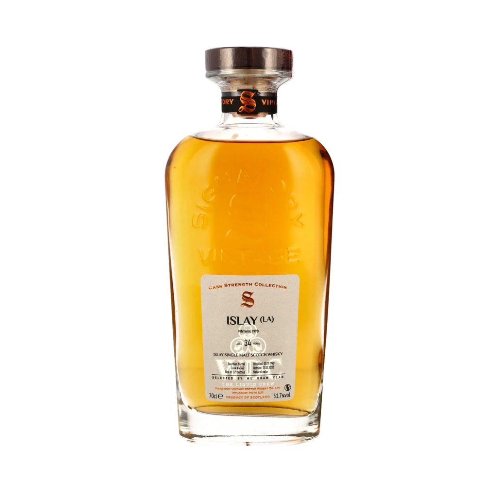Islay (LA) 34 Jahre 1990/2025 - Signatory Vintage x Wu Dram Clan